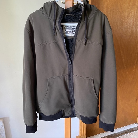 Levi’s Polyester Sherpa Jacket - Picture 1 of 11